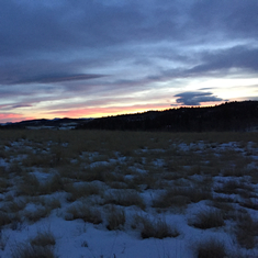 Elkhorn Ranch Morning Sky